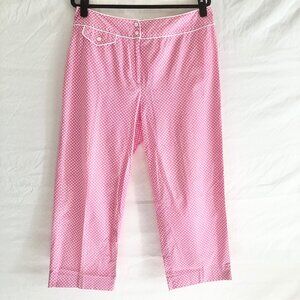 Pink 1950s Style Capri Pants